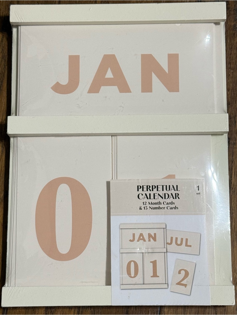 Perpetual Desk Calendar